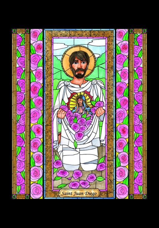 St. Juan Diego - Holy Card by Brenda Nippert - Trinity Stores