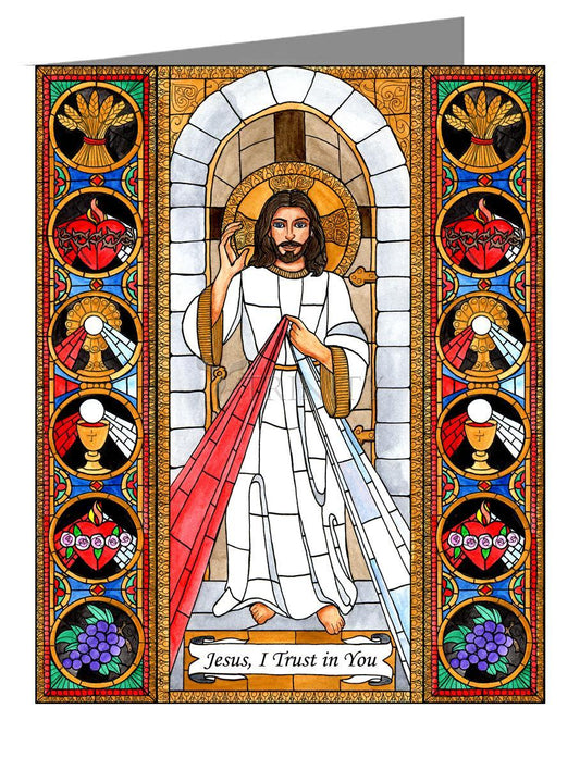 Divine Mercy - Note Card by Brenda Nippert - Trinity Stores