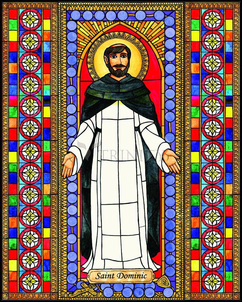 St. Dominic - Wood Plaque by Brenda Nippert - Trinity Stores