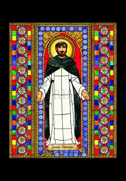 St. Dominic - Holy Card by Brenda Nippert - Trinity Stores