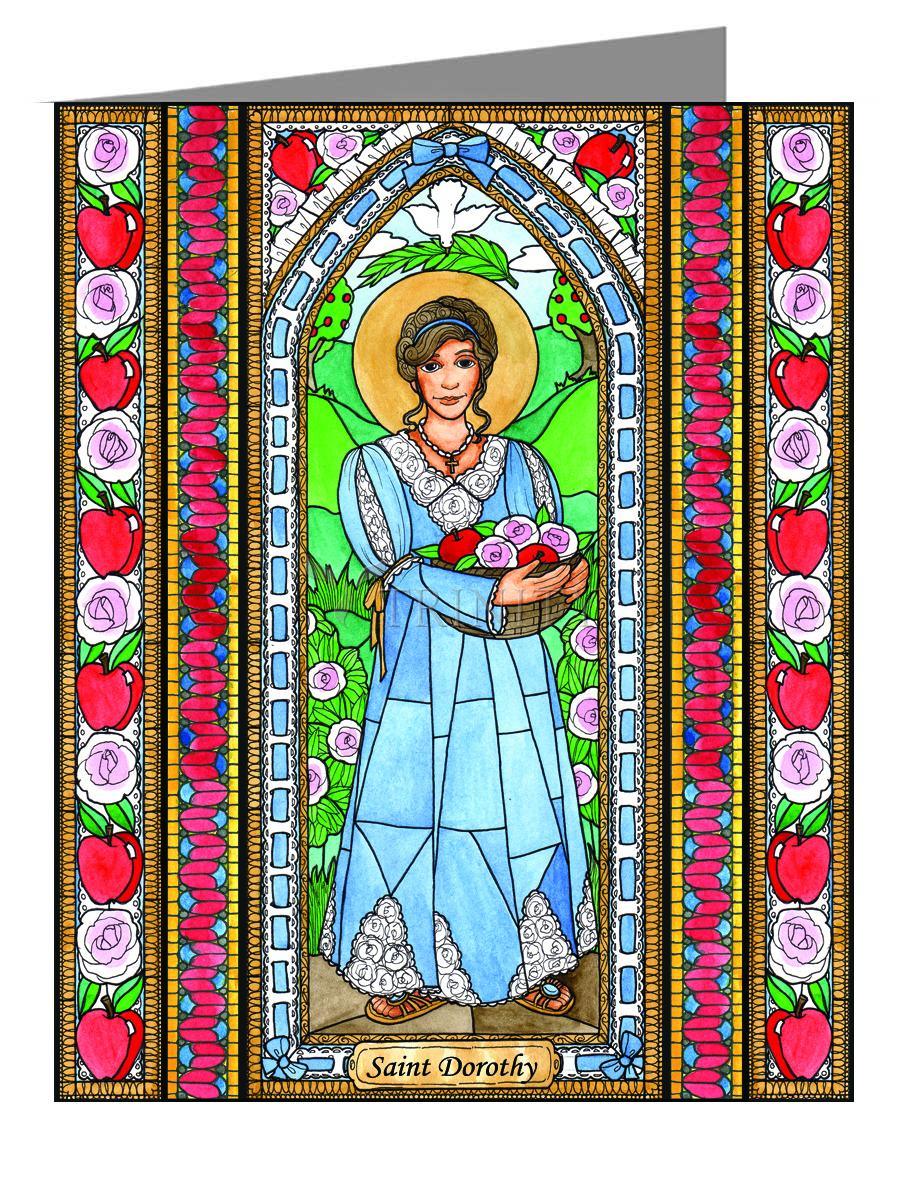 St. Dorothy - Note Card Custom Text by Brenda Nippert - Trinity Stores