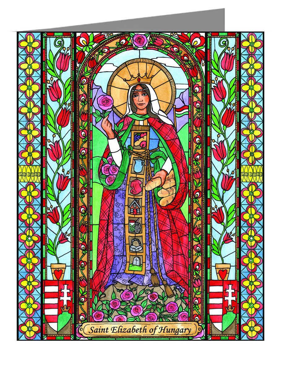 St. Elizabeth of Hungary - Note Card by Brenda Nippert - Trinity Stores