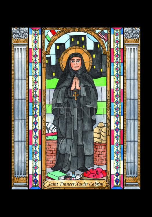 St. Frances Xavier Cabrini - Holy Card by Brenda Nippert - Trinity Stores
