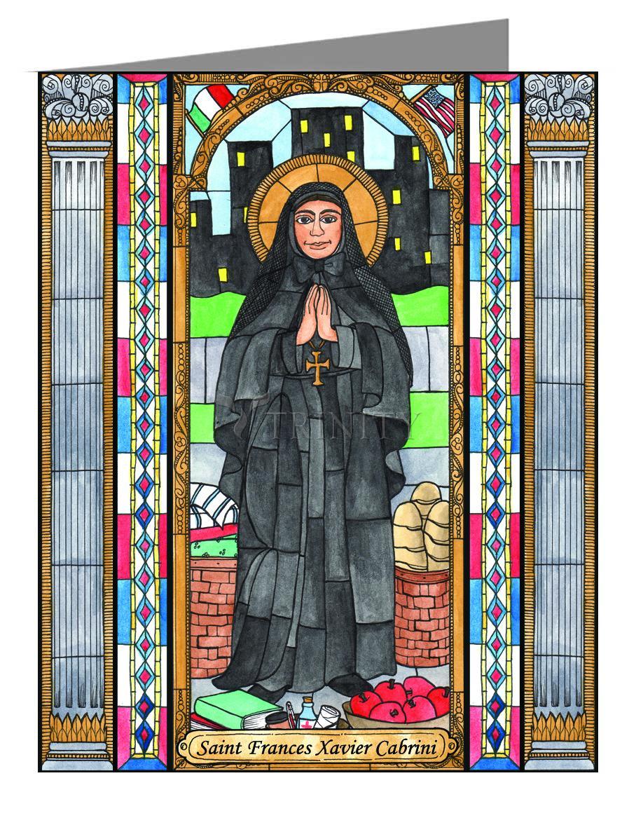 St. Frances Xavier Cabrini - Note Card Custom Text by Brenda Nippert - Trinity Stores