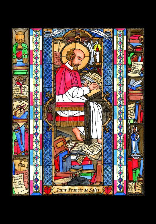 St. Francis de Sales - Holy Card by Brenda Nippert - Trinity Stores