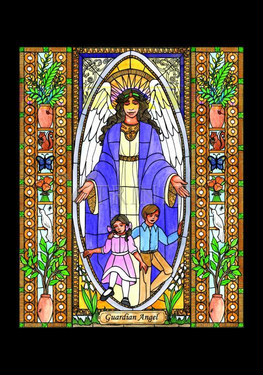 Guardian Angel - Holy Card by Brenda Nippert - Trinity Stores