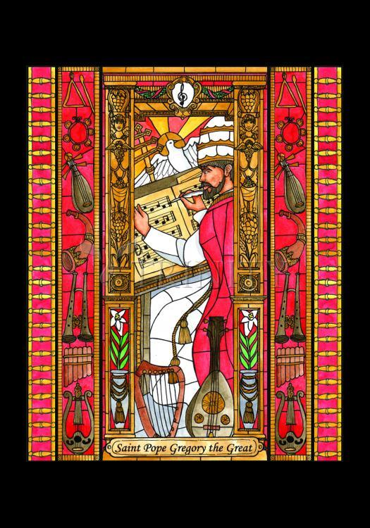 St. Gregory the Great - Holy Card by Brenda Nippert - Trinity Stores