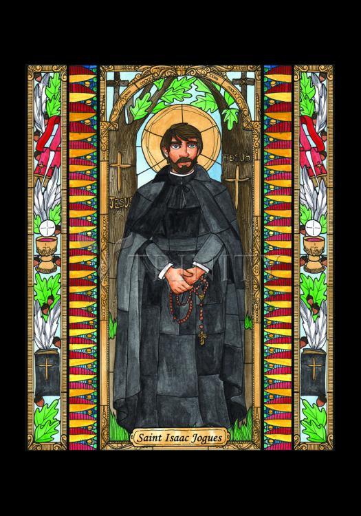 St. Isaac Jogues - Holy Card by Brenda Nippert - Trinity Stores
