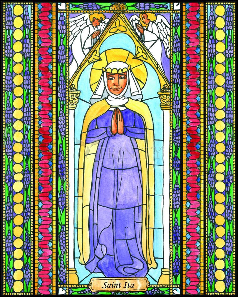 St. Ita - Wood Plaque by Brenda Nippert - Trinity Stores