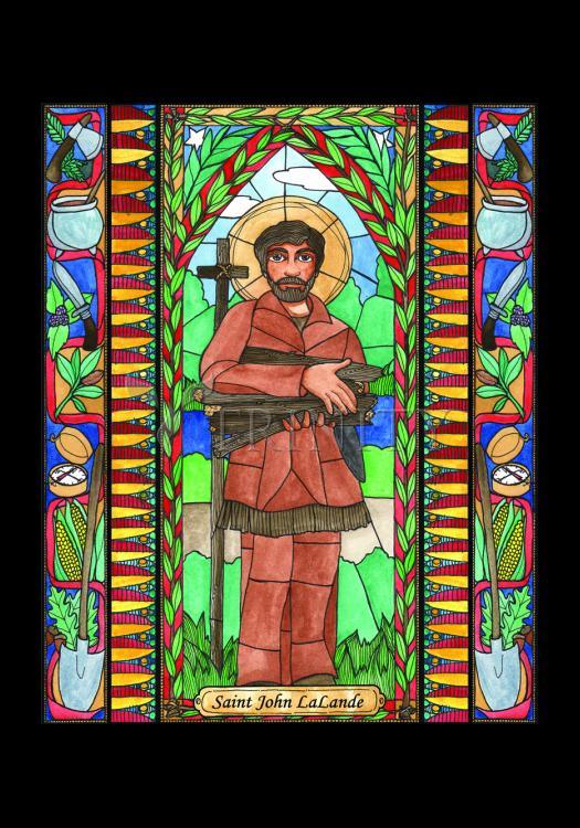 St. John LaLande - Holy Card by Brenda Nippert - Trinity Stores
