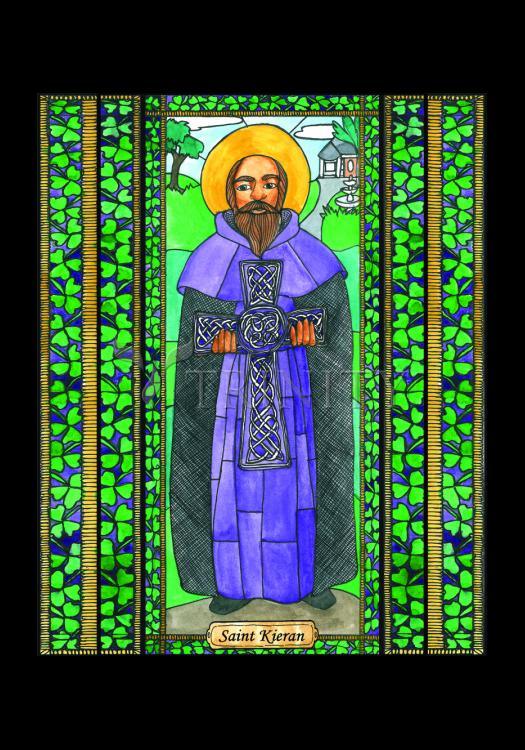 St. Kieran - Holy Card by Brenda Nippert - Trinity Stores