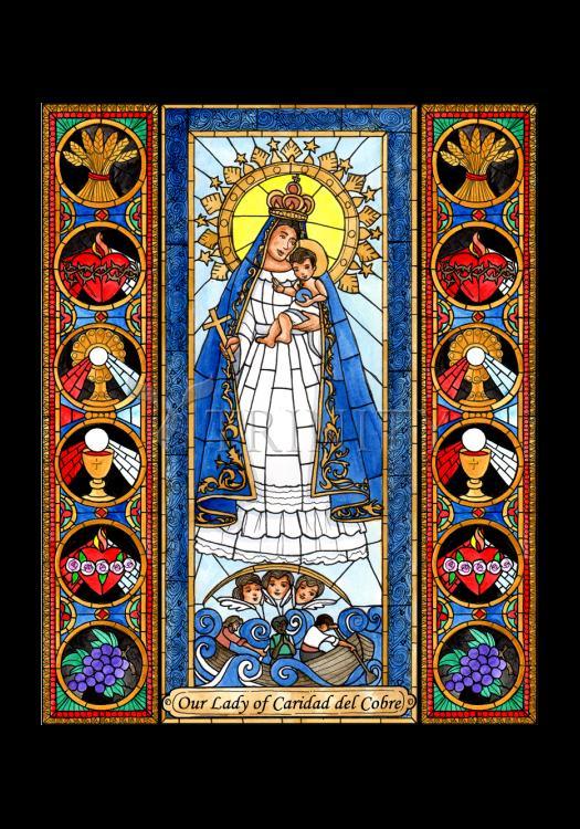 Our Lady of Caridad del Cobre - Holy Card by Brenda Nippert - Trinity Stores