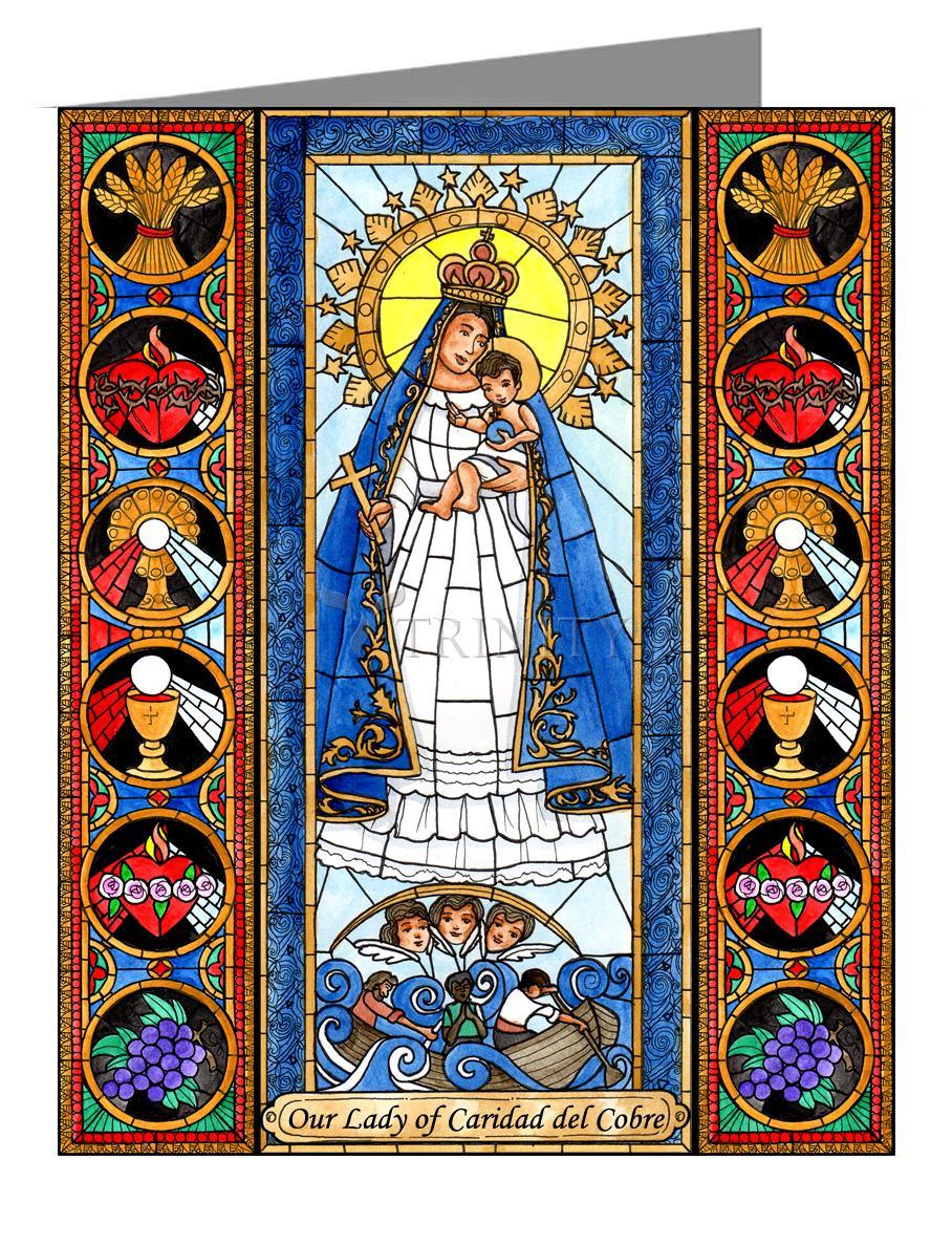 Our Lady of Caridad del Cobre - Note Card Custom Text by Brenda Nippert - Trinity Stores