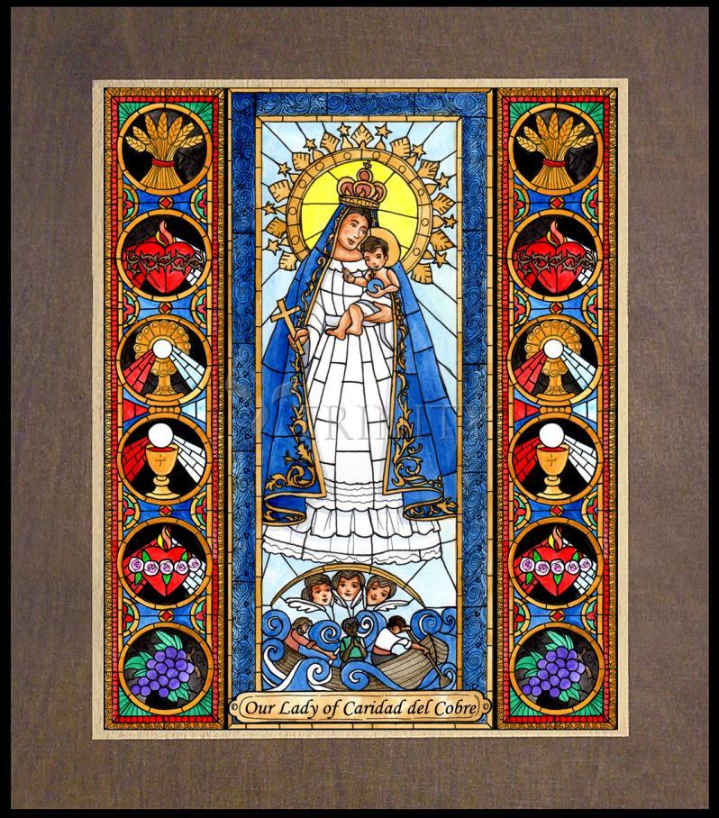 Our Lady of Caridad del Cobre - Wood Plaque Premium by Brenda Nippert - Trinity Stores