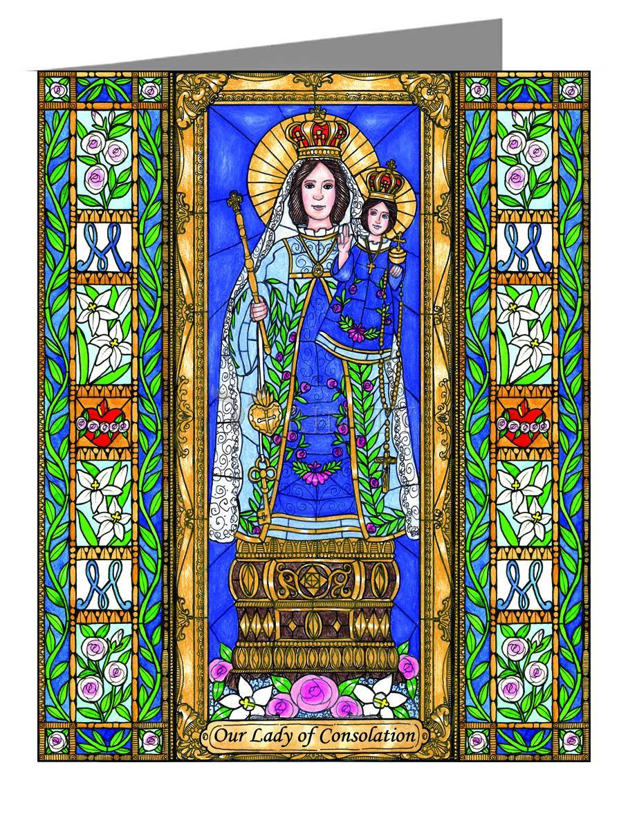 Our Lady of Consolation - Note Card by Brenda Nippert - Trinity Stores