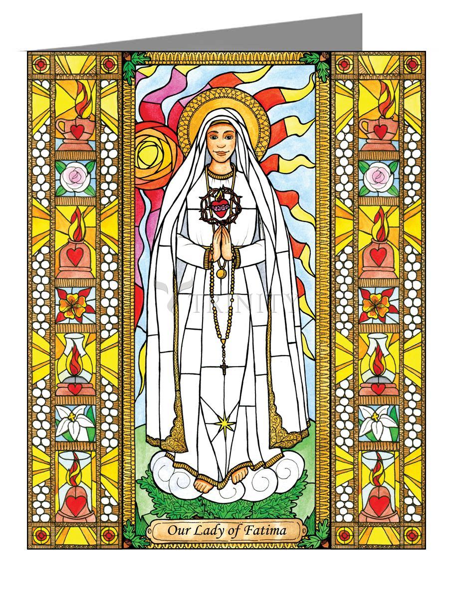 Our Lady of Fatima - Note Card Custom Text by Brenda Nippert - Trinity Stores