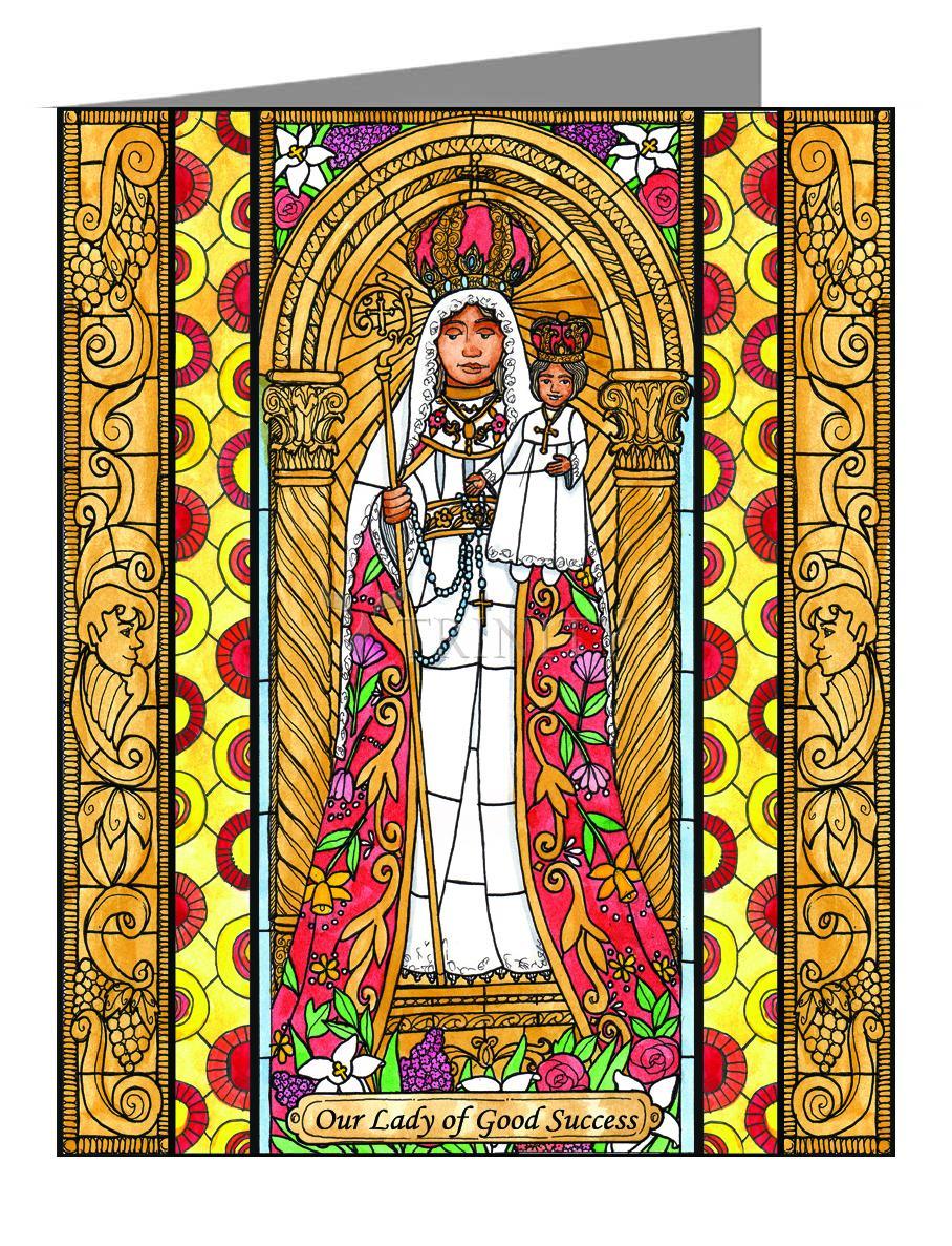 Our Lady of Good Success - Note Card Custom Text by Brenda Nippert - Trinity Stores