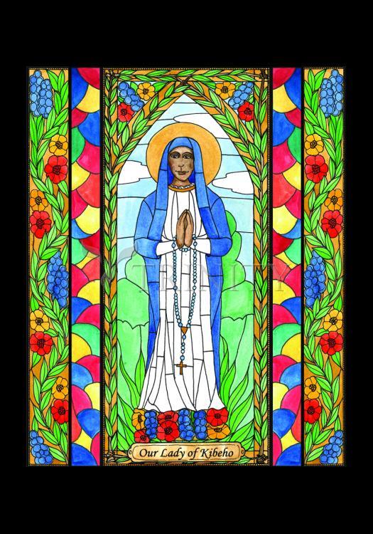 Our Lady of Kibeho - Holy Card by Brenda Nippert - Trinity Stores