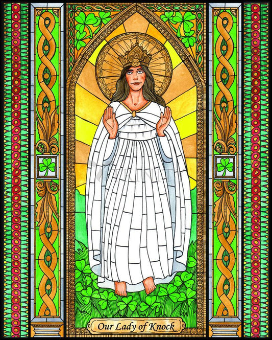 Our Lady of Knock - Wood Plaque by Brenda Nippert - Trinity Stores