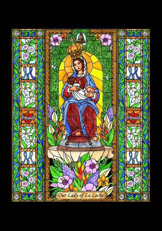Our Lady of the Milk - Holy Card by Brenda Nippert - Trinity Stores