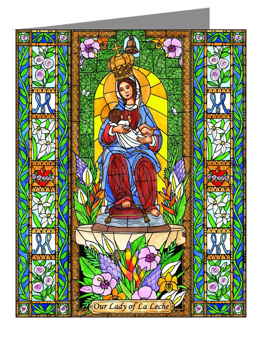 Our Lady of the Milk - Note Card Custom Text by Brenda Nippert - Trinity Stores