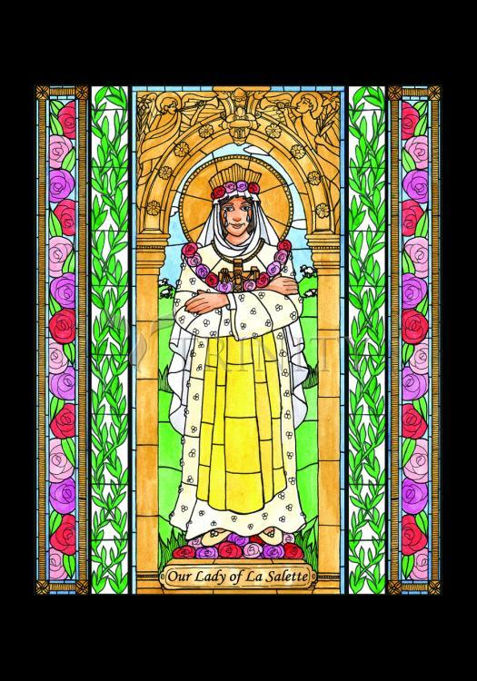 Our Lady of La Salette - Holy Card by Brenda Nippert - Trinity Stores