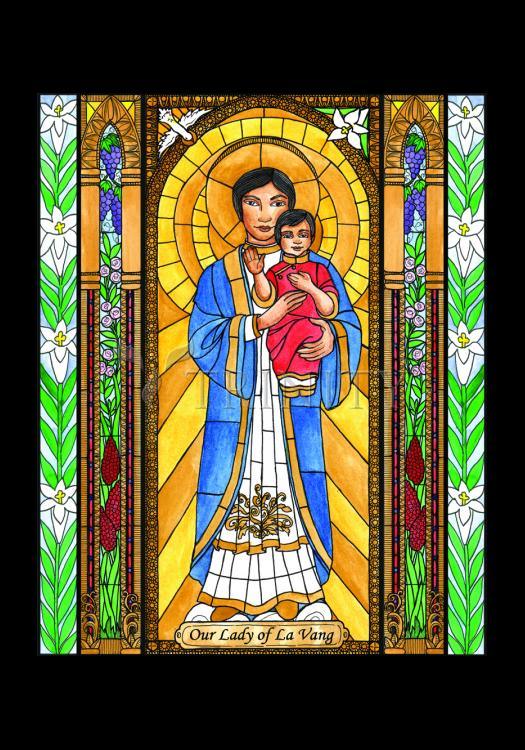 Our Lady of La Vang - Holy Card by Brenda Nippert - Trinity Stores