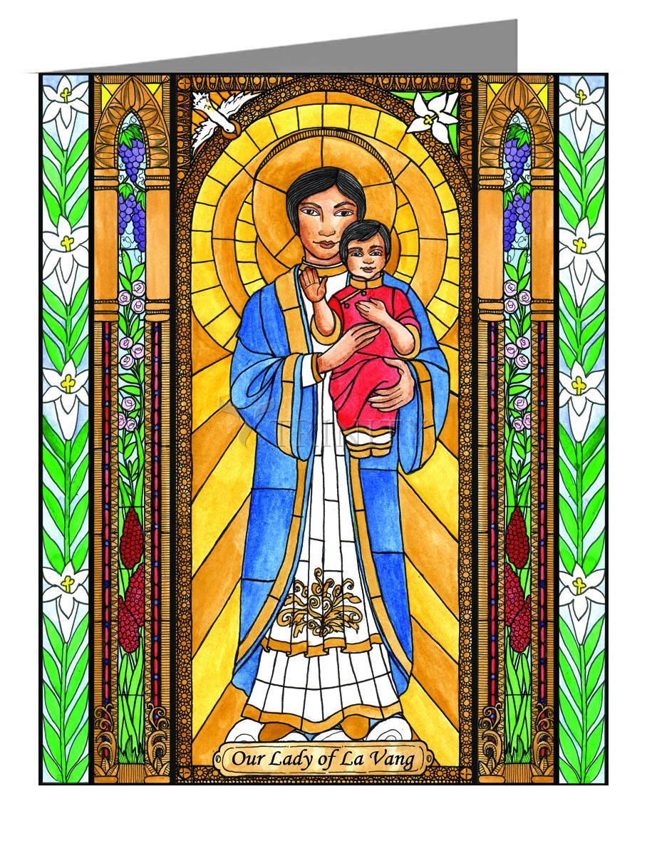 Our Lady of La Vang - Note Card Custom Text by Brenda Nippert - Trinity Stores