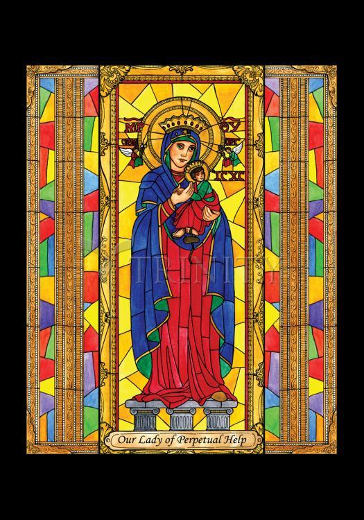 Our Lady of Perpetual Help - Holy Card by Brenda Nippert - Trinity Stores