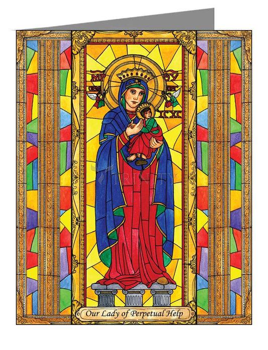 Our Lady of Perpetual Help - Note Card Custom Text by Brenda Nippert - Trinity Stores
