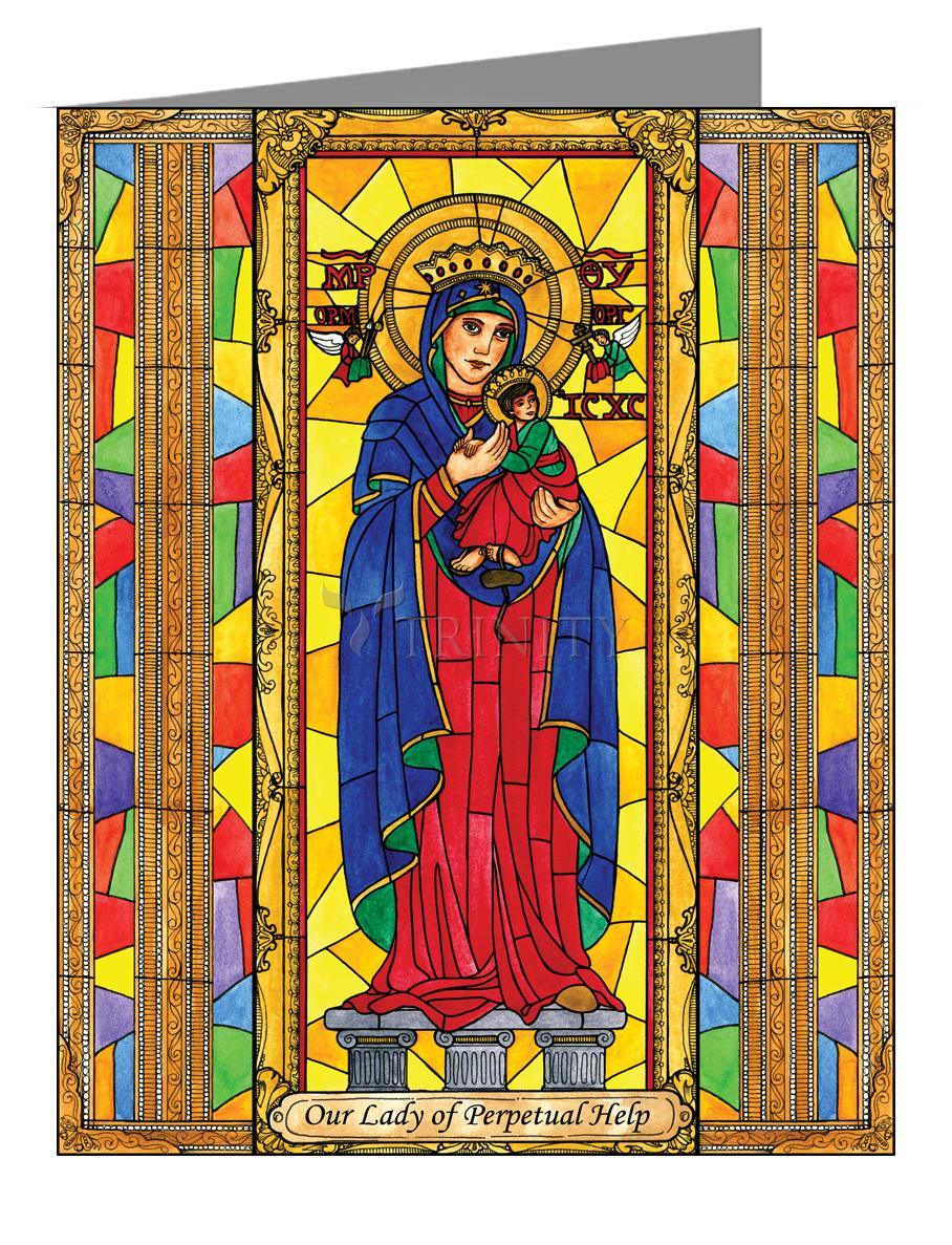 Our Lady of Perpetual Help - Note Card by Brenda Nippert - Trinity Stores