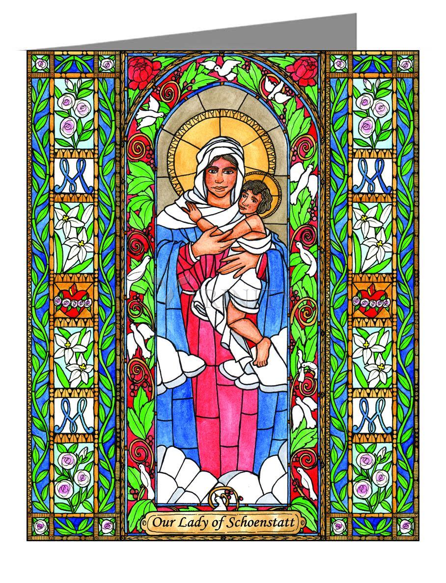 Our Lady of Schoenstatt - Note Card Custom Text by Brenda Nippert - Trinity Stores