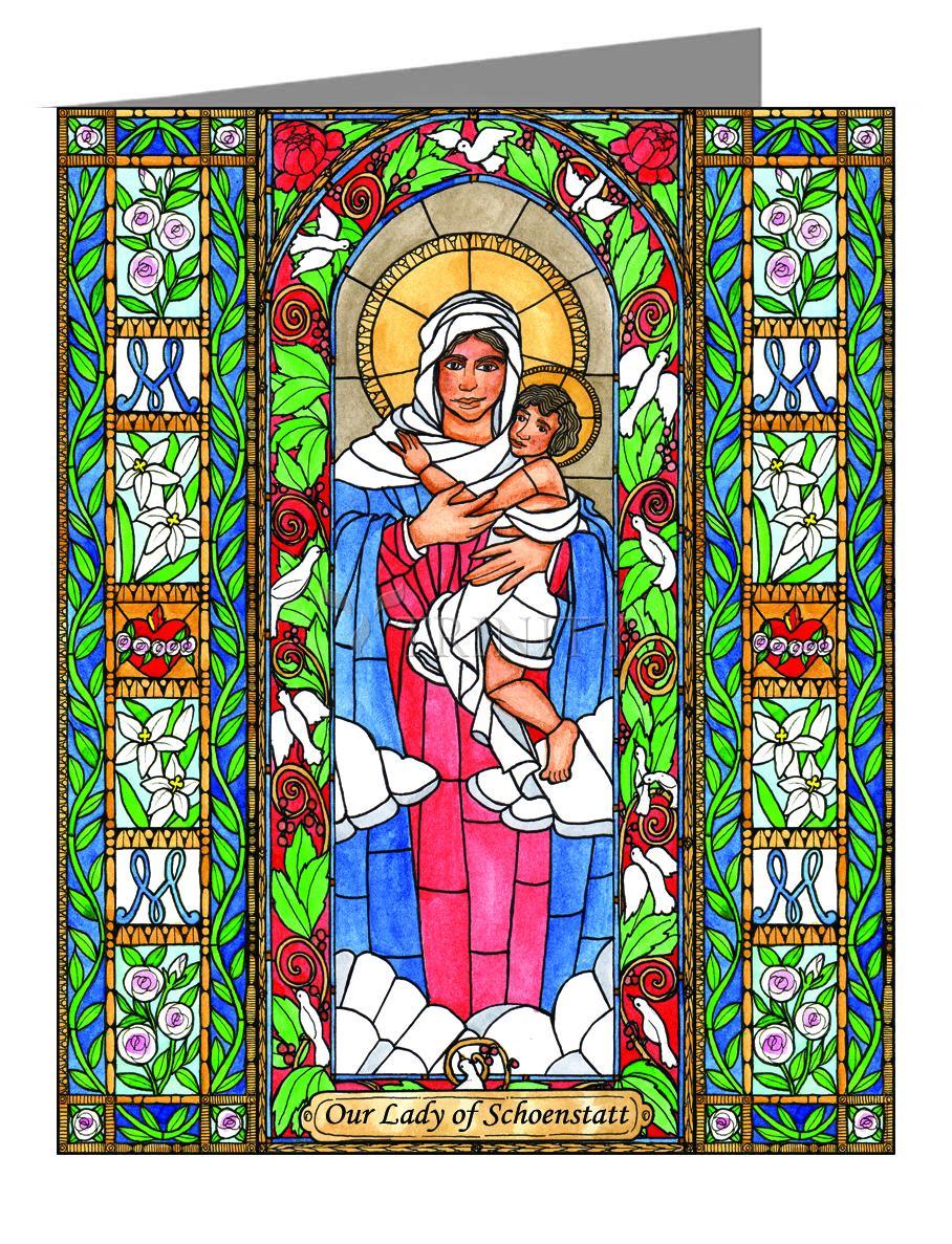 Our Lady of Schoenstatt - Note Card by Brenda Nippert - Trinity Stores