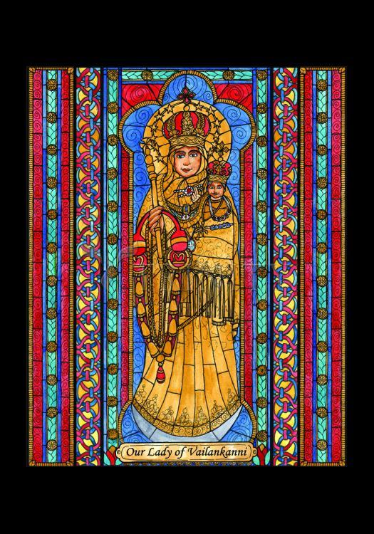 Our Lady of Vailankanni - Holy Card by Brenda Nippert - Trinity Stores