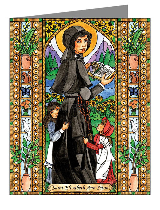 St. Elizabeth Ann Seton - Note Card by Brenda Nippert - Trinity Stores