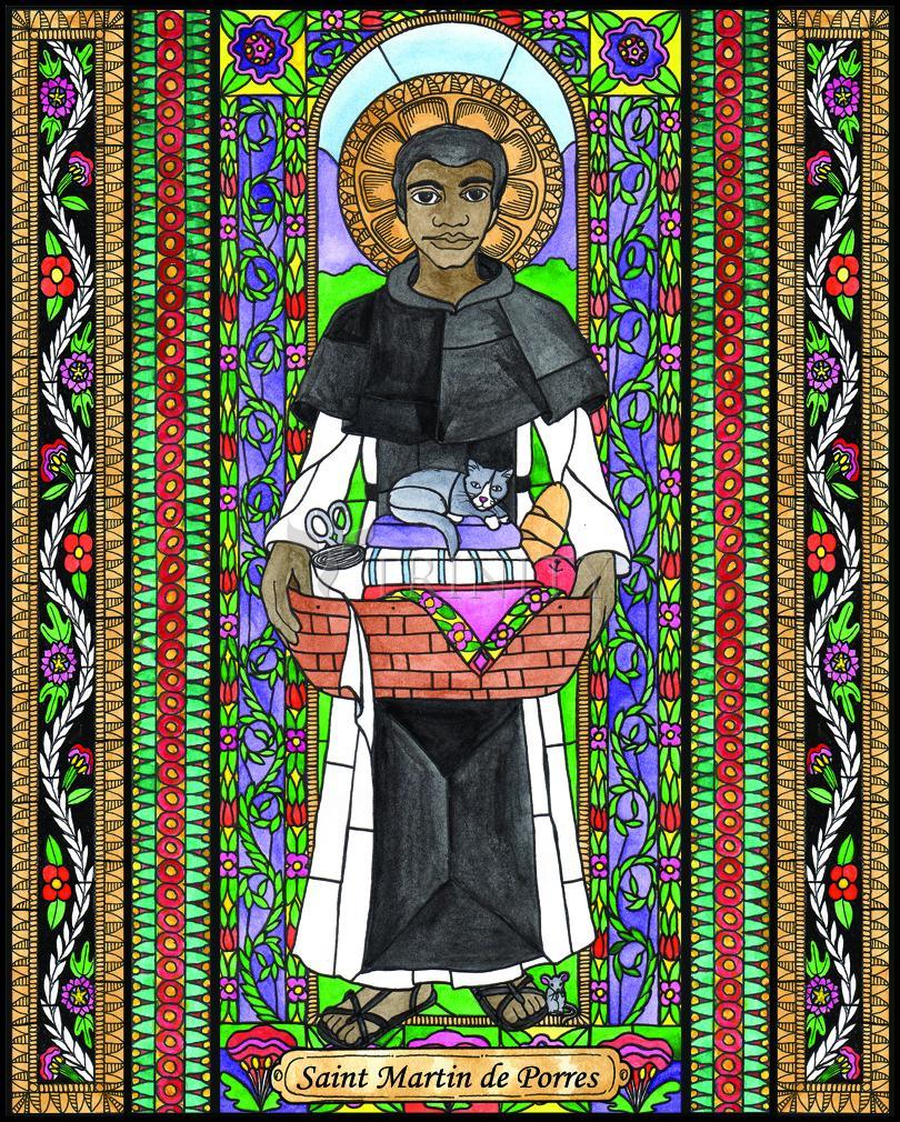 St. Martin de Porres - Wood Plaque by Brenda Nippert - Trinity Stores