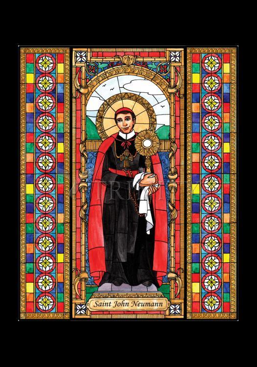 St. John Neumann - Holy Card by Brenda Nippert - Trinity Stores