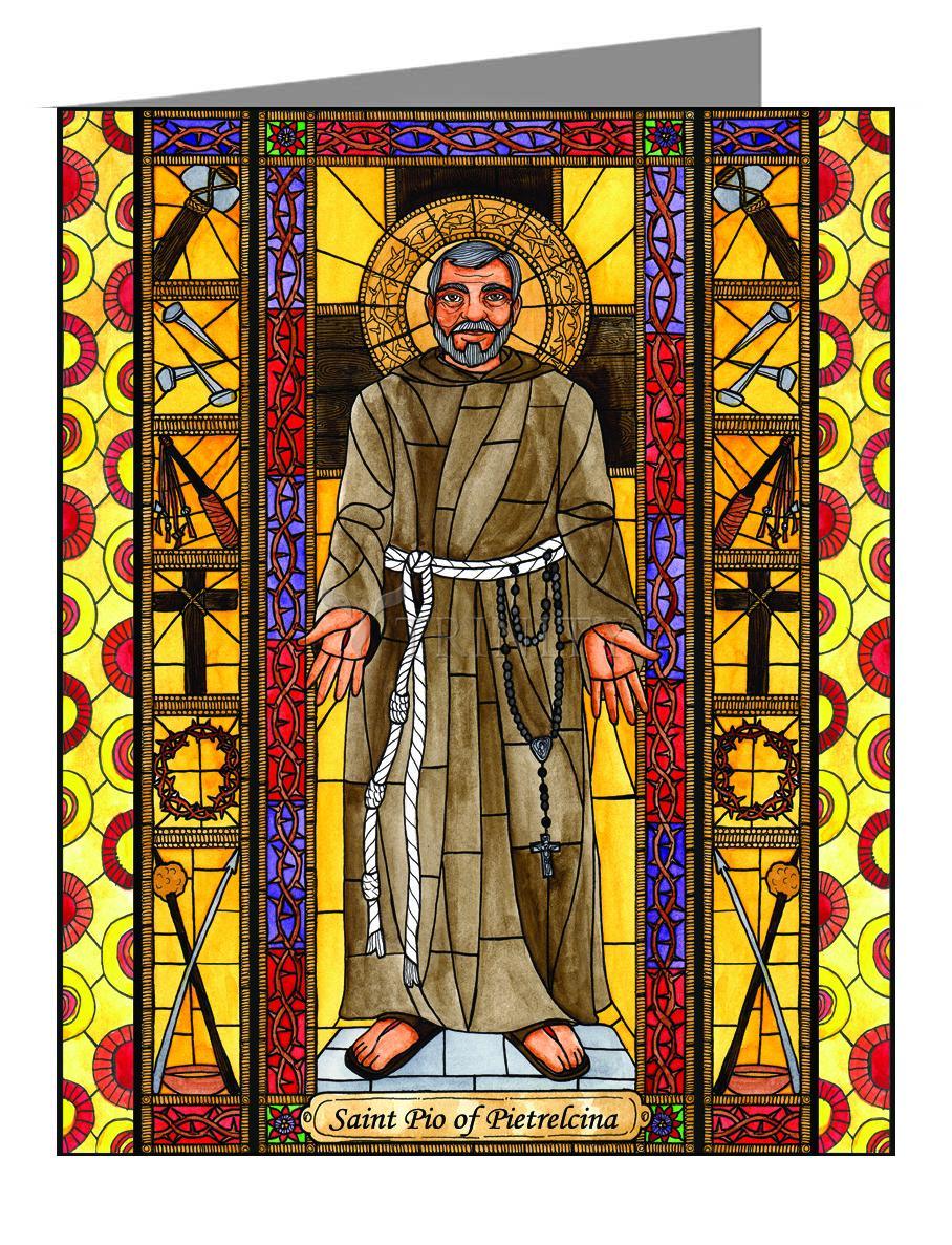 St. Padre Pio - Note Card by Brenda Nippert - Trinity Stores