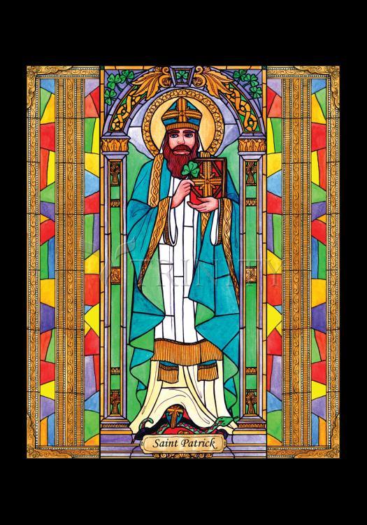 St. Patrick - Holy Card by Brenda Nippert - Trinity Stores
