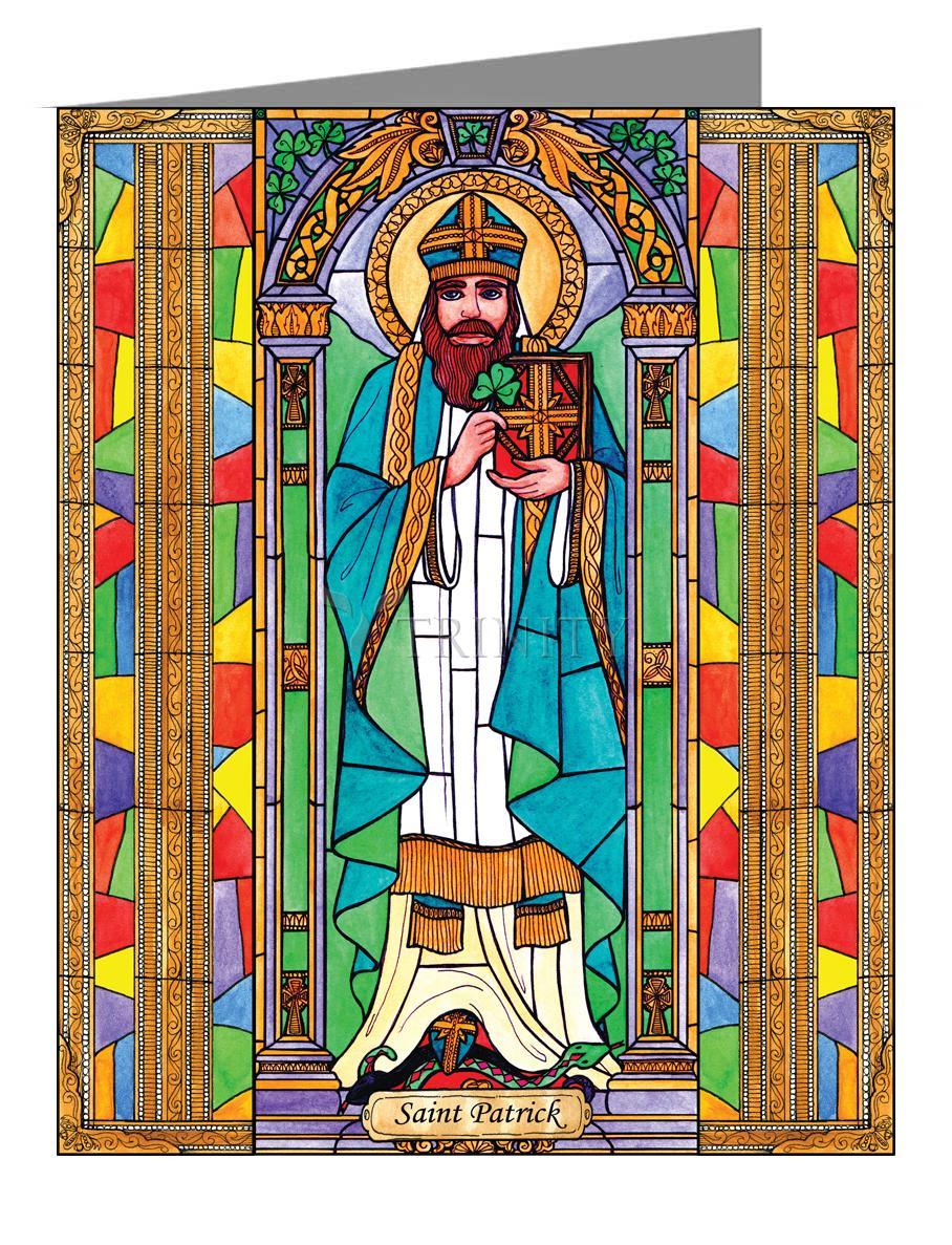 St. Patrick - Note Card Custom Text by Brenda Nippert - Trinity Stores