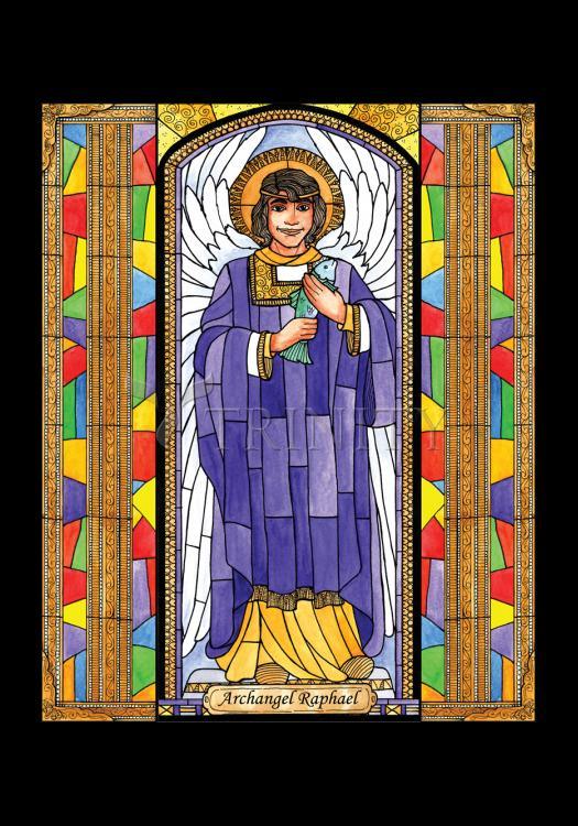 St. Raphael Archangel - Holy Card by Brenda Nippert - Trinity Stores