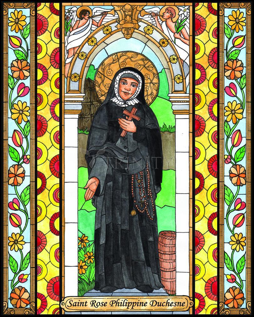 St. Rose Duchesne - Wood Plaque by Brenda Nippert - Trinity Stores