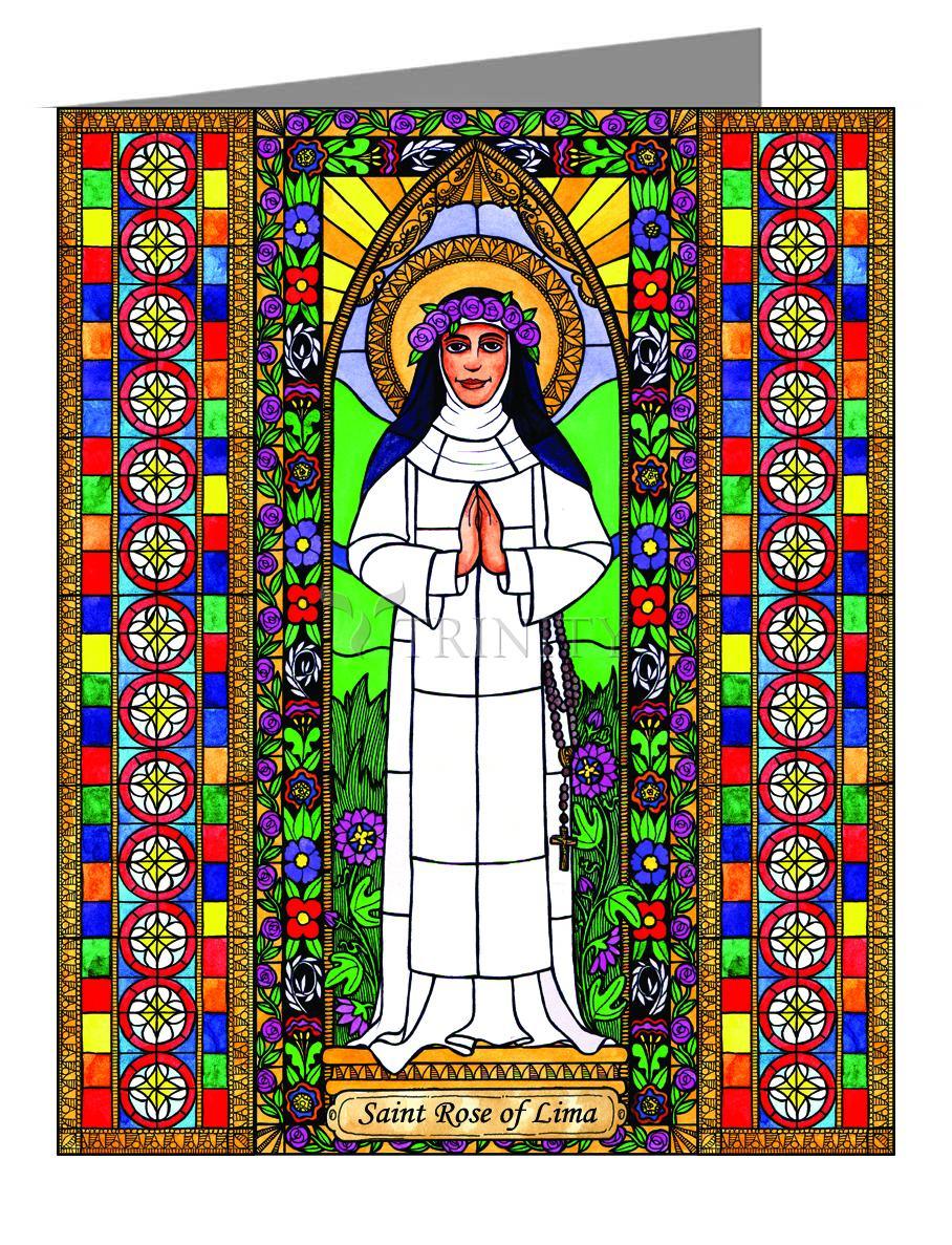 St. Rose of Lima - Note Card by Brenda Nippert - Trinity Stores