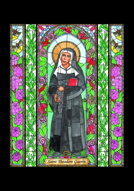 St. Mother Théodore Guérin - Holy Card by Brenda Nippert - Trinity Stores