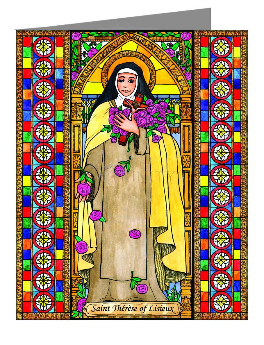 St. Thérèse of Lisieux - Note Card Custom Text by Brenda Nippert - Trinity Stores