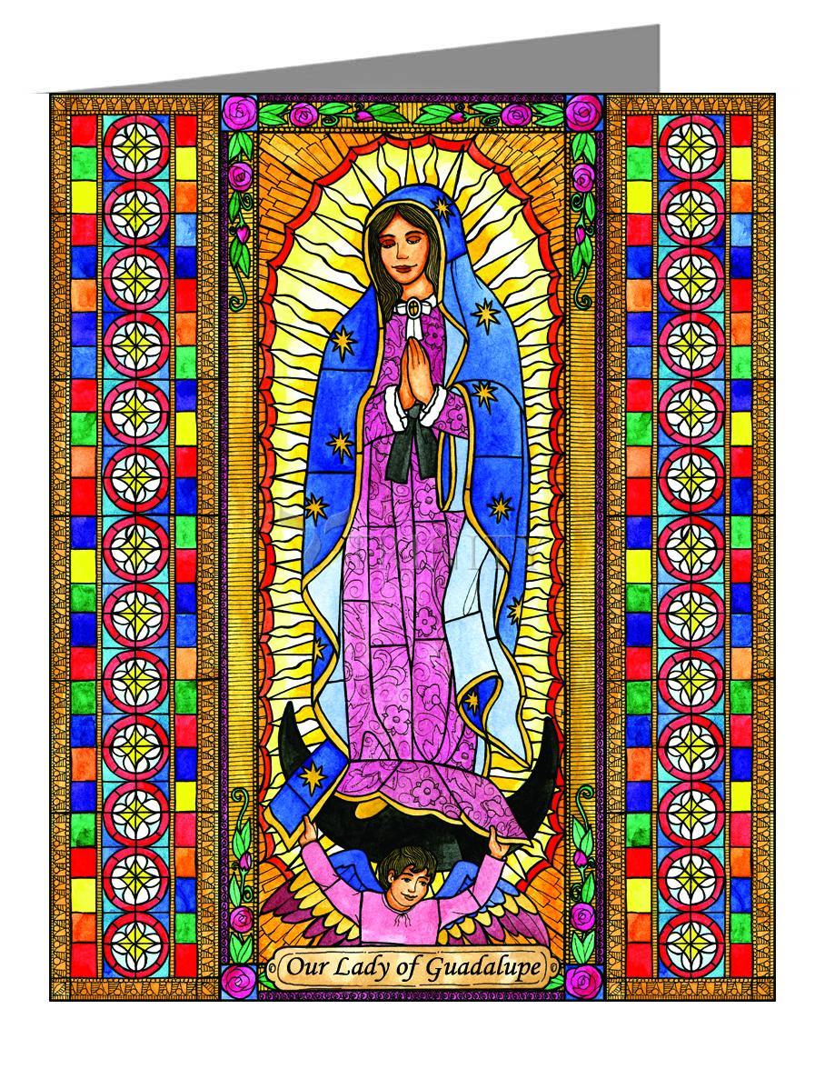 Our Lady of Guadalupe - Note Card Custom Text by Brenda Nippert - Trinity Stores
