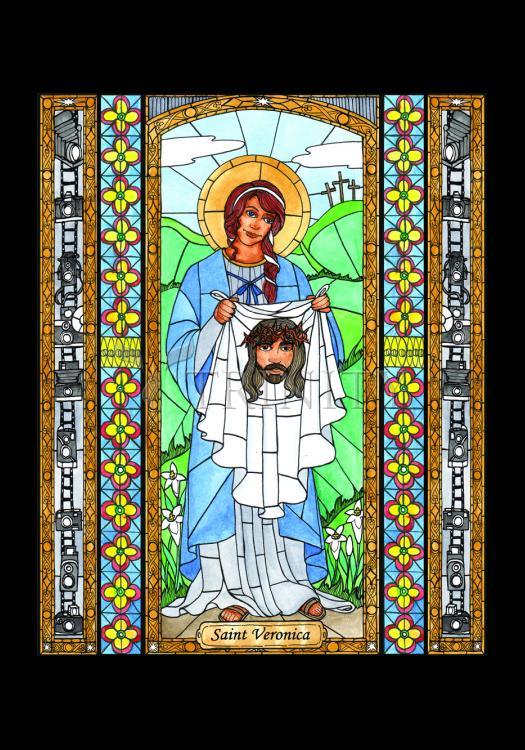 St. Veronica - Holy Card by Brenda Nippert - Trinity Stores