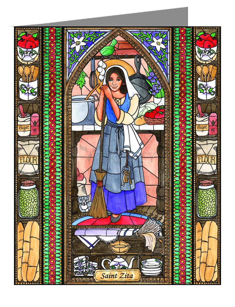 St. Zita - Note Card by Brenda Nippert - Trinity Stores