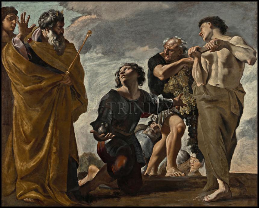 Moses and Messengers from Canaan - Wood Plaque by Museum Classics - Trinity Stores