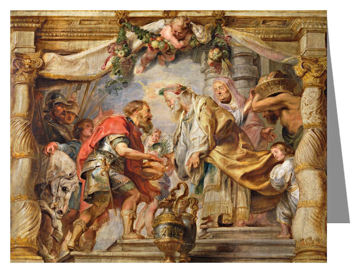 Meeting of St. Abraham and Melchizedek - Note Card by Museum Classics - Trinity Stores